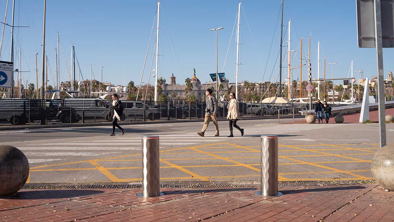 Pilones automàtics RAMBLA al Port de Barcelona